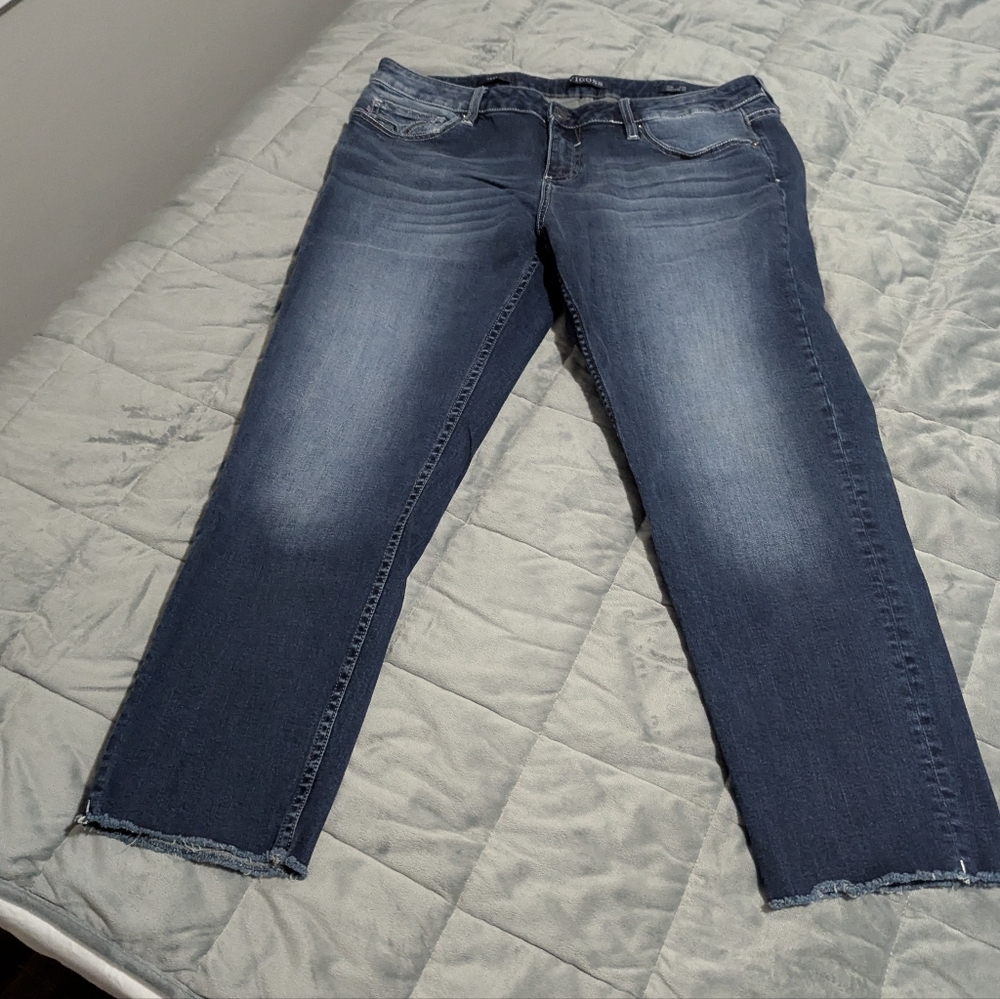 Vigoss Blue Straight Leg Jeans Classic Style